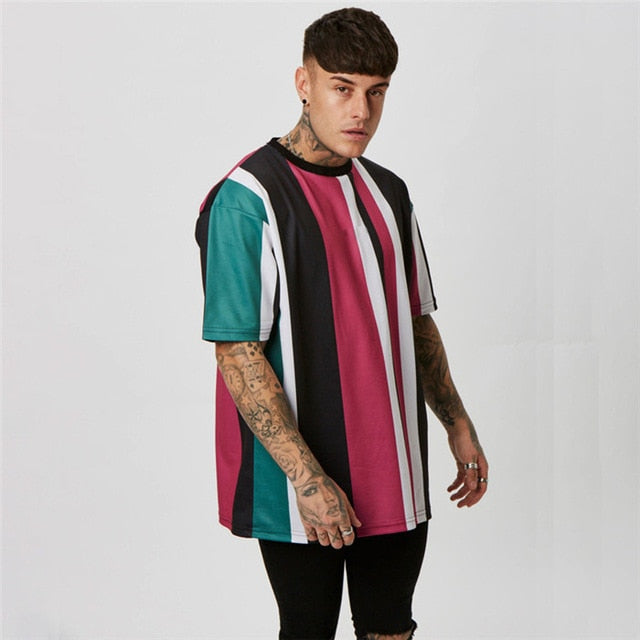 Streetwear high quality men's T-shirt brand clothing 2019 summer new fashion casual design men's T-shirt Slim print T-shirt male