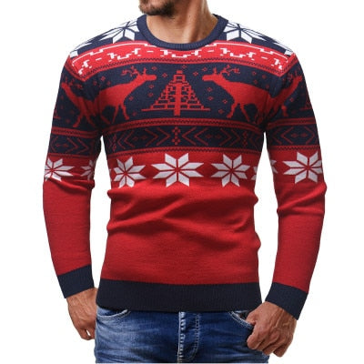 Male Thin Fashion Brand Sweater For Mens Cardigan Slim Fit Jumpers Knitwear Warm Autumn Christmas Deer Sweater Casual Clothing