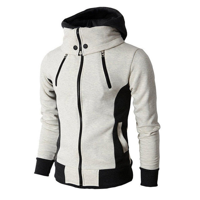 NaranjaSabor New Men's Hoodie 2020 Autumn Men Fleece Hooded Sweatshirts Fashion Stitching Color Male Casual Brand Clothing N625