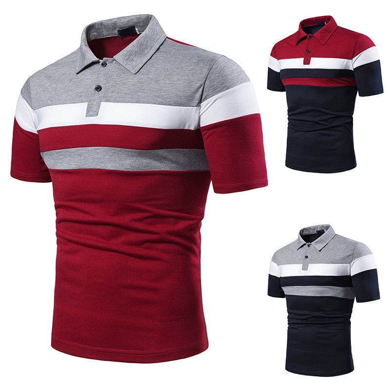 2019 New Fashion Men Striped Slim Fit Tshirt Clothing Summer Streetwear Casual Men's T-Shirts